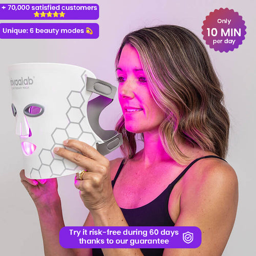 Light therapy mask for skin